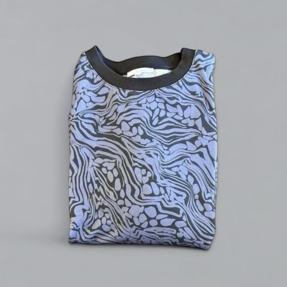 NWT Johnny Was Calme Seamed Oversized Pullover Sweatshirt - Picture 6 of 12